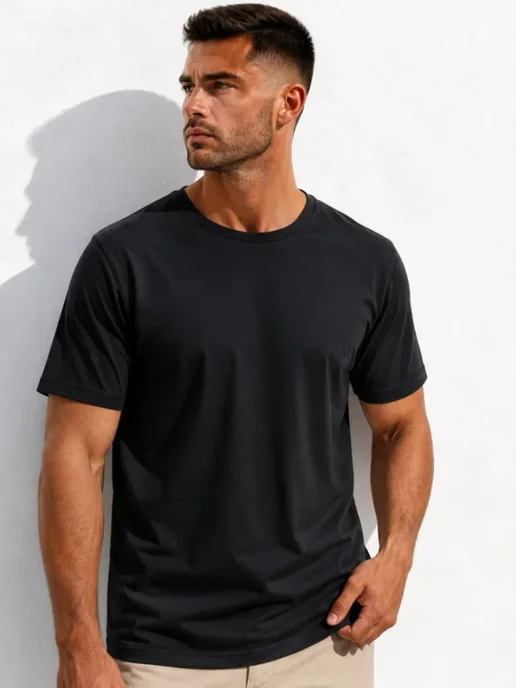 Базовая хлопковая футболка